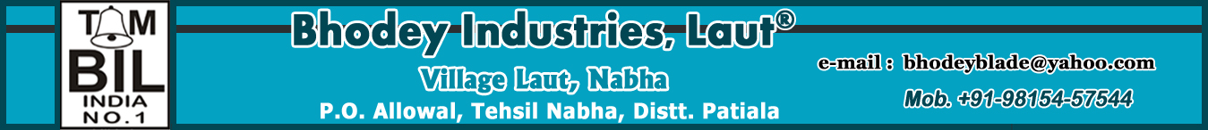 Rotavator Blades Bhodey Logo